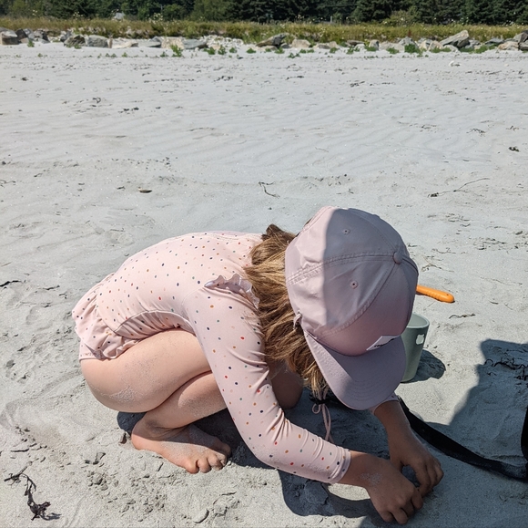 Liewood Confetti Swimsuit, 3-5 years, girls one-piece, long-sleeved rash guard - Picture 5 of 15